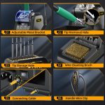 FNIRSI 200W Intelligente elektrische Lötkolbenstation mit konstanter Temperatur, EU Plug F210 K Head, EU Plug F210 Upgrade 3 Heads, EU Plug F245 B Head, EU Plug F245 Upgrade 6 Heads, US Plug F210 K Head, US Plug F210 Upgrade 3 Heads, US Plug F245 B Hea... – Bild 9