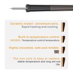 BAKU BA-898D + T12 Lötstation Einstellbare Temperatur Elektrischer digitaler Lötkolben für die Telefonreparatur, US Plug 110V, EU Plug 220V – Bild 8