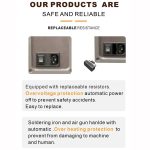 BAKU BA-898D + T12 Lötstation Einstellbare Temperatur Elektrischer digitaler Lötkolben für die Telefonreparatur, US Plug 110V, EU Plug 220V – Bild 9