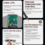 BAKU BA-898A+ 2-In-1 Lötstation Heißluftstation Einstellbare Temperatur, US Plug 110V, EU Plug 220V – Bild 8