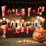 Halloween Nachahmung Blut Messer Anhänger Dekorative Flagge Spukhaus Tür Vorhang, 8pcs, 12pcs, 8pcs +12pcs – Bild 5