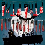 Halloween Nachahmung Blut Messer Anhänger Dekorative Flagge Spukhaus Tür Vorhang, 8pcs, 12pcs, 8pcs +12pcs – Bild 6