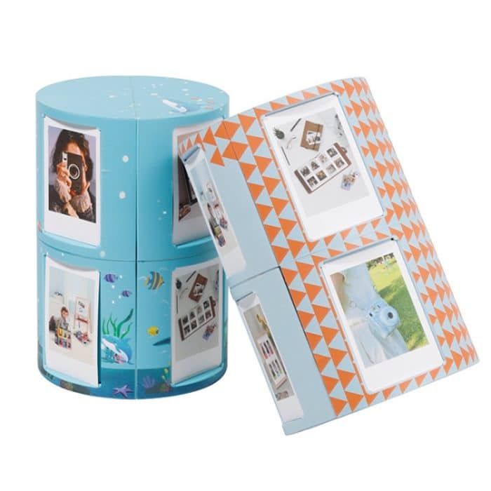 Für Mini 3-Zoll Transformable DIY Foto Rahmen Stehen Lagerung Rack – Bild 4