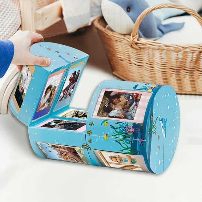 Für Mini 3-Zoll Transformable DIY Foto Rahmen Stehen Lagerung Rack – Bild 7