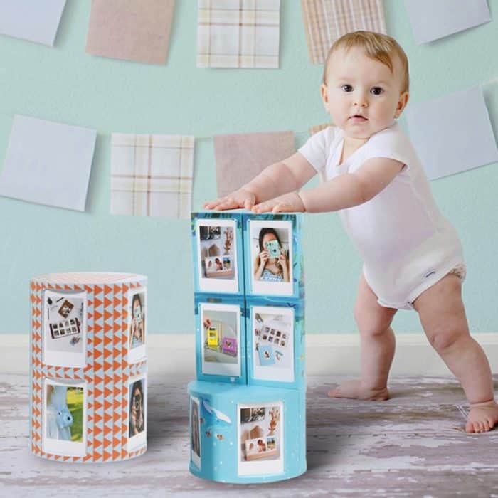 Für Mini 3-Zoll Transformable DIY Foto Rahmen Stehen Lagerung Rack – Bild 10