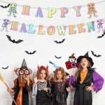 Halloween Party Brief Hängen Ornamente Dekorative Fahnen Party Szene Dekoration Requisiten – Bild 5
