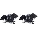 1 Paar Halloween Fledermaus Haarnadel Kinder Kostüm Kopfschmuck