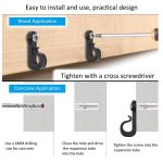 Halloween-Weihnachtsbeleuchtung, Kunststoff-Aufhängerhaken mit Kreuzschlitzschraube für Kabel und LED-Licht, 10pcs /Box, 20pcs /Box, 30pcs /Box, 45pcs /Box – Bild 4