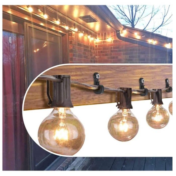 Halloween-Weihnachtsbeleuchtung, Kunststoff-Aufhängerhaken mit Kreuzschlitzschraube für Kabel und LED-Licht, 10pcs /Box, 20pcs /Box, 30pcs /Box, 45pcs /Box – Bild 5