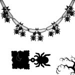 3m Halloween Waben Girlande Anhänger Spinne Bat Party Flagge Szene Layout Requisiten