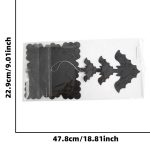 3m Halloween Waben Girlande Anhänger Spinne Bat Party Flagge Szene Layout Requisiten – Bild 5