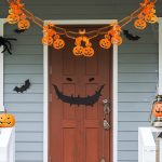 3m Halloween Waben Girlande Anhänger Spinne Bat Party Flagge Szene Layout Requisiten – Bild 7