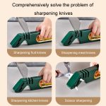 4 in 1 Messerschärfer 4-stufiger Schnellschleifstein für die Küche Manuelles Schärfwerkzeug – Bild 10
