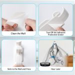 ABS-Kunststoffhaken Selbstklebender Ventilatorleitungshaken – Bild 6