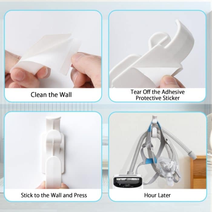 ABS-Kunststoffhaken Selbstklebender Ventilatorleitungshaken – Bild 6