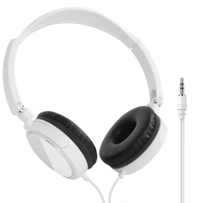 JTY-071 3,5-mm-Kopfhörer mit Kabel, faltbare Musik-Klavier-Headsets, Without Mic White, Without Mic Black, With Mic Black, With Mic White – Bild 1