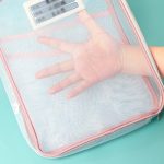 A4 Klar Datei Tasche Student Bücher Schreibwaren Lagerung Tasche Verdickt Mesh Reißverschluss Tasche – Bild 9