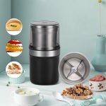 Einzeltasse Kreuzmesser Kleine elektrische Kaffeemühle Kaffeebohnenkörner Feinmahlpulvermaschine, EU Plug, US Plug, UK Plug – Bild 2