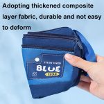 Doppellagiges Federmäppchen im Retro-Dreieck-Design für Schüler – Bild 4