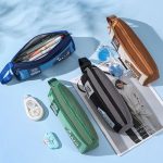 Doppellagiges Federmäppchen im Retro-Dreieck-Design für Schüler – Bild 7