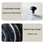 Saugnapf an der Unterseite, multifunktionaler Hähnchenbrust-Salatzerkleinerer, manueller Fleischwolf – Bild 8