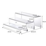 Acryl 3 Schicht Wein Schrank Flasche Rack für Bar Figur Display – Bild 2