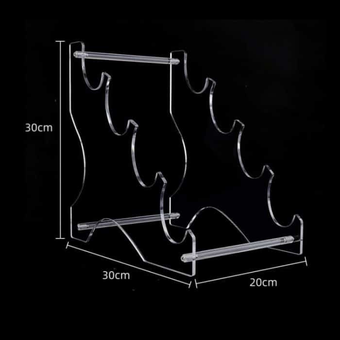 4-lagiger Lichtschwert-Ausstellungsständer, Acryl-Spielzeugregal – Bild 2