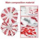 Für Vileda/O-Cedar EasyWring Spin Mop Ersatz Pad Mikrofaser Lappen – Bild 4