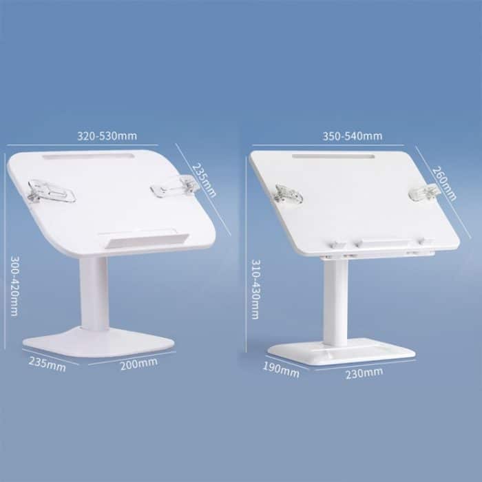 Multifunktionales, einziehbares und winkelverstellbares Lesebücherregal für Kinder, White Basic, Pink Basic, Blue Basic, White Upgrade, Pink Upgrade, Blue Upgrade – Bild 2