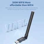 COMFAST CF-940F 300Mbps WiFi6 USB Adapter 2,4 GHz WiFi Antenne Drahtlose Netzwerkkarte – Bild 3