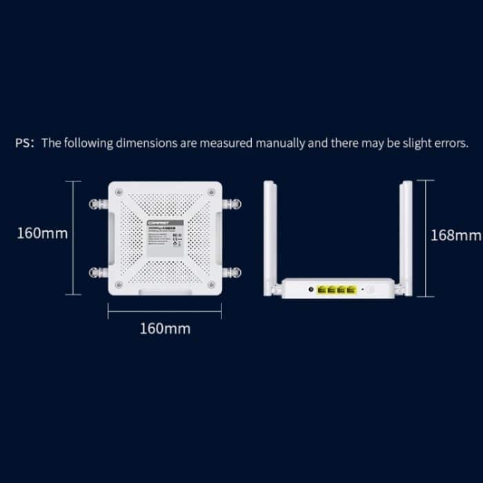 COMFAST CF-WR630AX 3000Mbps Dual-Band WiFi6 MESH Router 4x5dBi Antenne – Bild 17