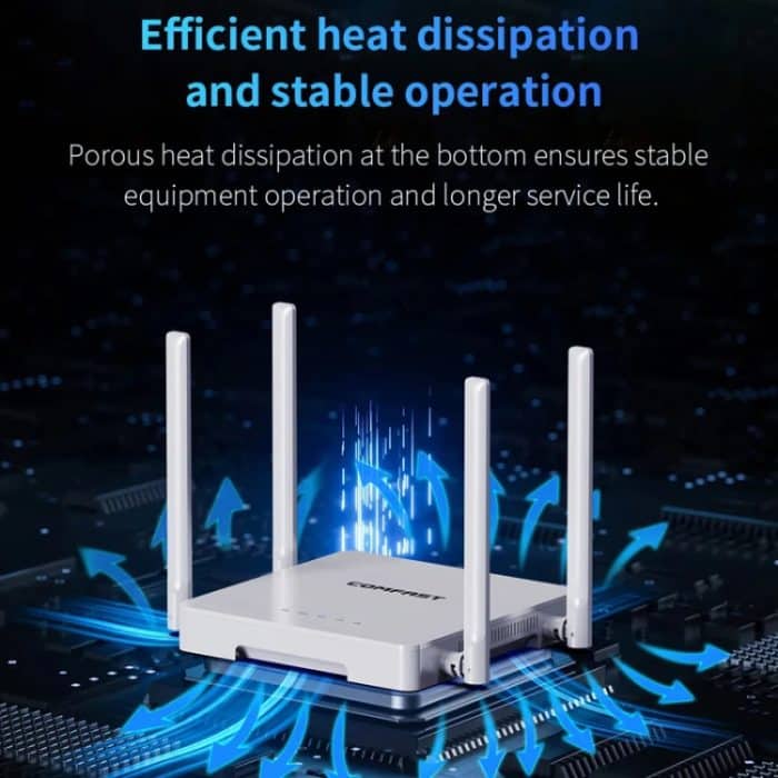COMFAST CF-WR630AX 3000Mbps Dual-Band WiFi6 MESH Router 4x5dBi Antenne – Bild 10