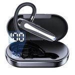 Bluetooth-Kopfhörer mit Digitalanzeige, Ladefach, kabelloser Kopfhörer zur Geräuschunterdrückung im Auto, 530-1 with Charging Box