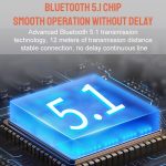 Bluetooth-Kopfhörer mit Digitalanzeige, Ladefach, kabelloser Kopfhörer zur Geräuschunterdrückung im Auto, 530-1 with Charging Box – Bild 10