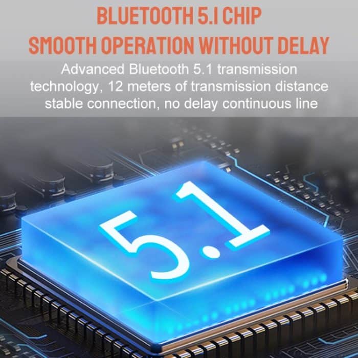 Bluetooth-Kopfhörer mit Digitalanzeige, Ladefach, kabelloser Kopfhörer zur Geräuschunterdrückung im Auto, 530-1 with Charging Box – Bild 10