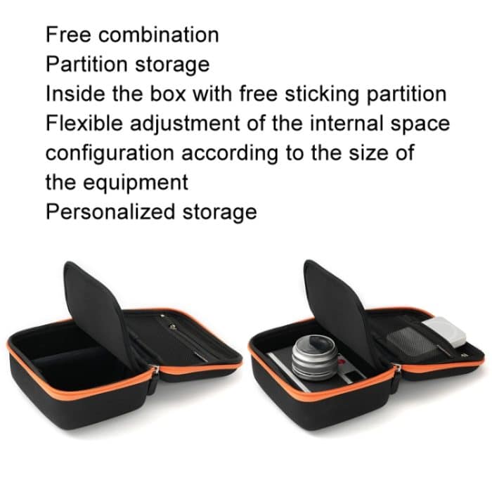 Cwatcun D156 Große tragbare Aufbewahrungstasche Kleine Microslice-Hartschalen-Kameratasche – Bild 7