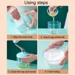 Home Backen Creme Whipper Küche Halbautomatische Hand Ei Schneebesen Mischen Stick – Bild 9