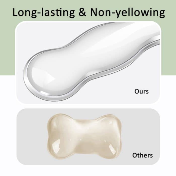 Coole Silikon-Handgelenkauflage für die Tastatur, Mauspad lindert die Ermüdung des Handgelenks., Small Transparent, Small Transparent Gray, Small Green, Large Transparent, Large Transparent Gray, Large Green – Bild 7