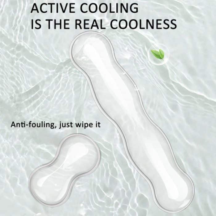 Coole Silikon-Handgelenkauflage für die Tastatur, Mauspad lindert die Ermüdung des Handgelenks., Small Transparent, Small Transparent Gray, Small Green, Large Transparent, Large Transparent Gray, Large Green – Bild 8