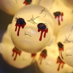 LED Halloween Dekoration Atmosphäre Layout Ghost Face Light String, 1.5m 10 LEDs Always On, 3m 20 LEDs Flashing, 6m 40 LEDs Flashing – Bild 6