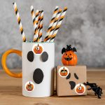 25mm Halloween Party Favors Label Aufkleber DIY Dekorative Etiketten Nette Lächeln Kürbis Dichtung Aufkleber, 500pcs/ Roll – Bild 6