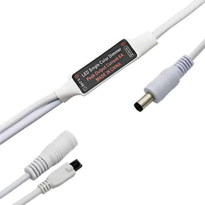 6-Tasten-Einzelfarb-DC-Controller-Infrarot-Dimmlicht mit LED-Controller – Bild 5