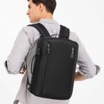 Ozuko Business Laptop USB Rucksack Männer Schultasche – Bild 13