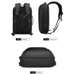Ozuko Business Laptop USB Rucksack Männer Schultasche – Bild 3