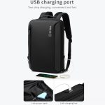 Ozuko Business Laptop USB Rucksack Männer Schultasche – Bild 7