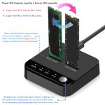 SSD-Kopiermaschine M.2 SATA/NVME Gegenseitiges Kopieren Klonen Online Lesen/Schreiben HDD Gehäuse – Bild 6