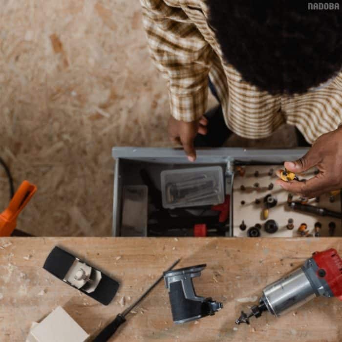 Mini-Trimmwerkzeug für die Holzbearbeitung, handgefertigter Holzhobel – Bild 5