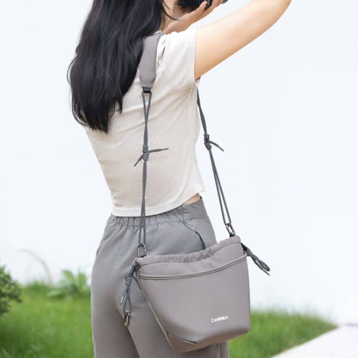 Cwatcun D159 Kameratasche mit Kordelzug in Wolkenform, Schulter- und Umhängetasche für Fotos – Bild 11