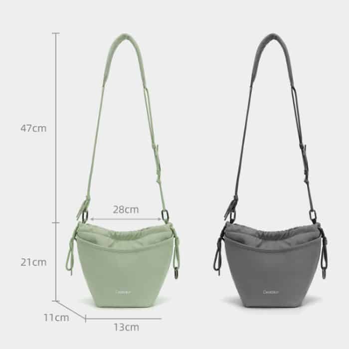 Cwatcun D159 Kameratasche mit Kordelzug in Wolkenform, Schulter- und Umhängetasche für Fotos – Bild 2