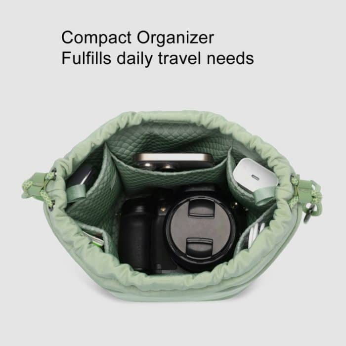 Cwatcun D159 Kameratasche mit Kordelzug in Wolkenform, Schulter- und Umhängetasche für Fotos – Bild 4